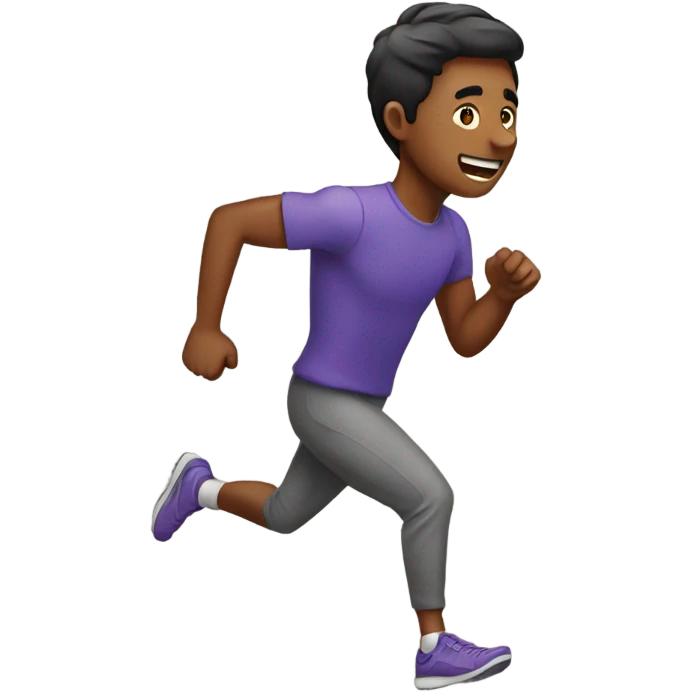 guy running emoji
