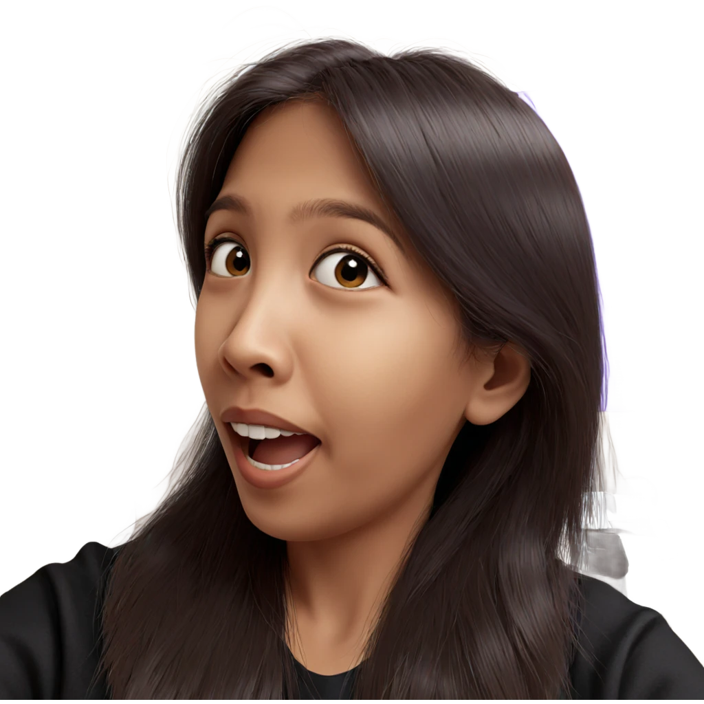 realistic portrait of a girl emoji