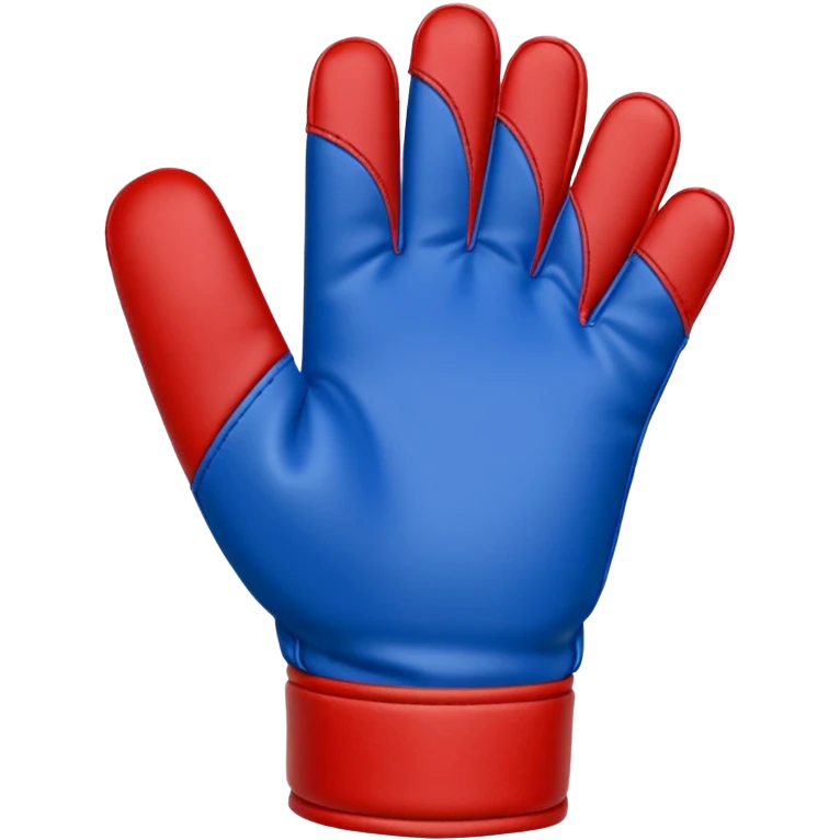  #1 glove first finger up arm   in blue (#00A3E0) and red (#F9423A)  emoji