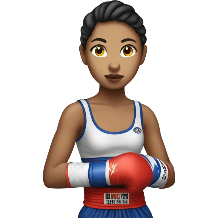 Muay Thai girl  emoji