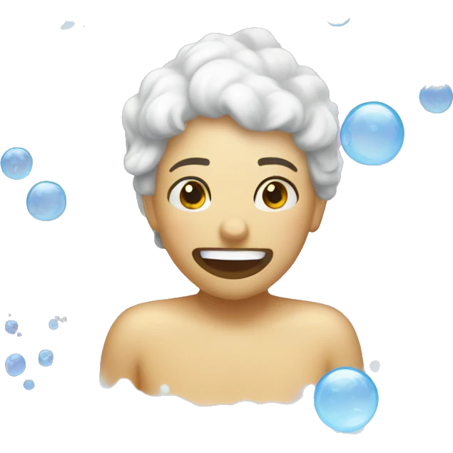 Bubble bath emoji