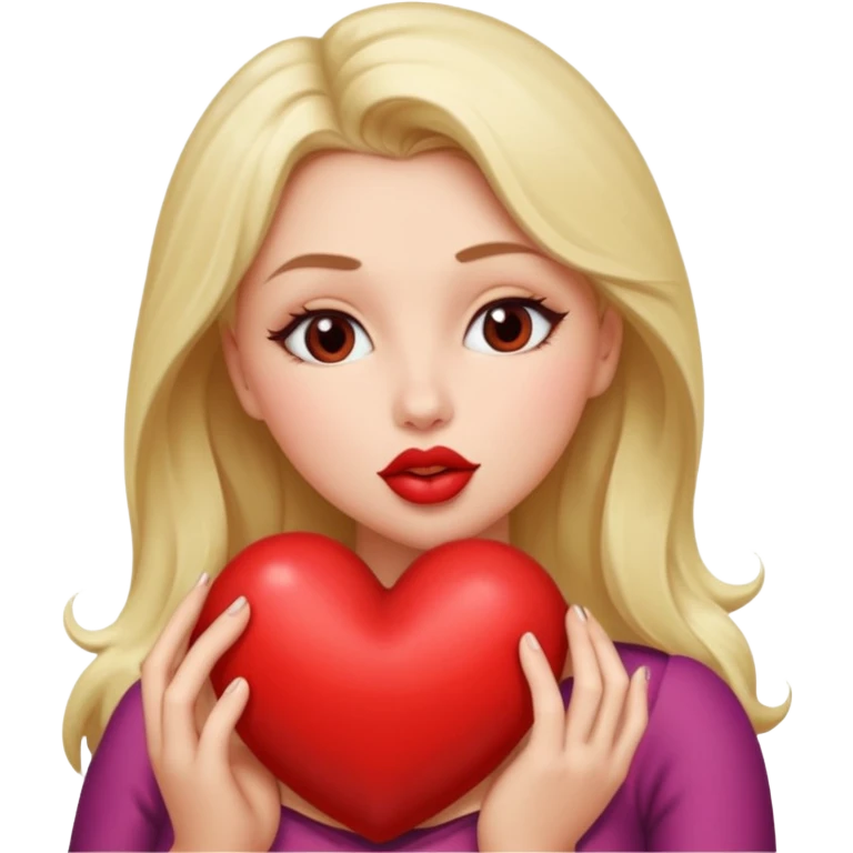 girl big big boobs shape kiss  emoji