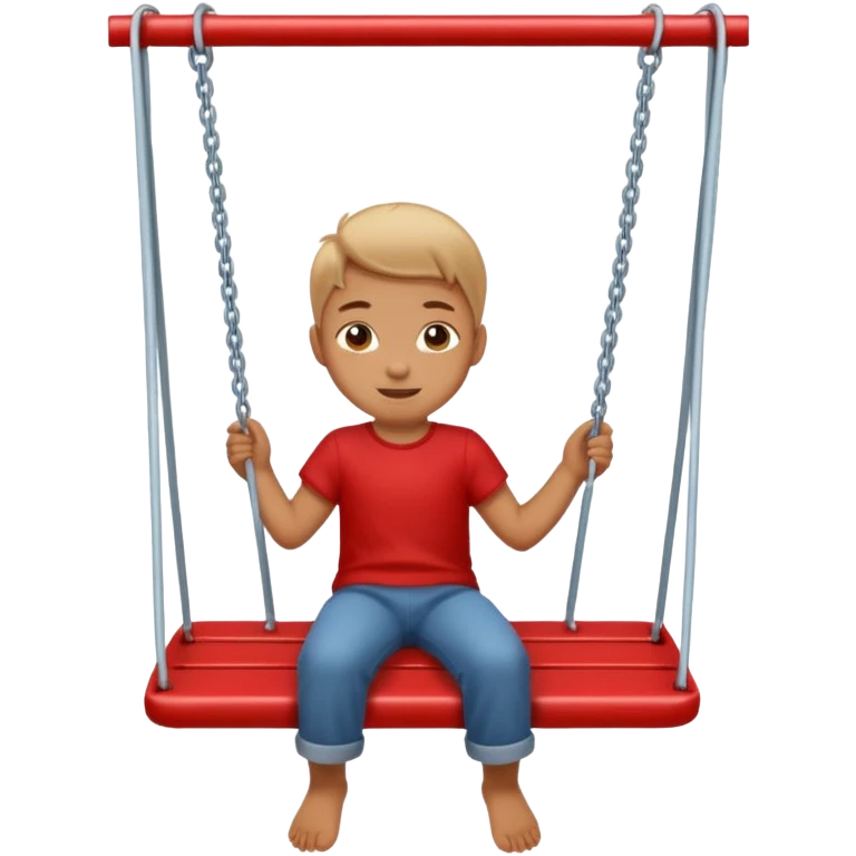 kid red swing emoji