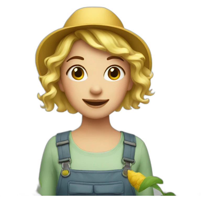 garden girl emoji