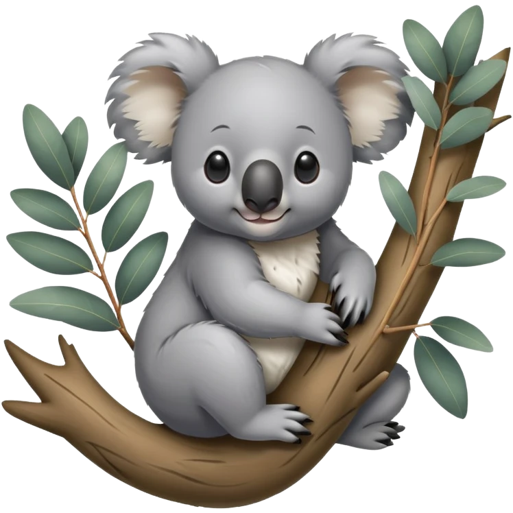 Koala in tree emoji