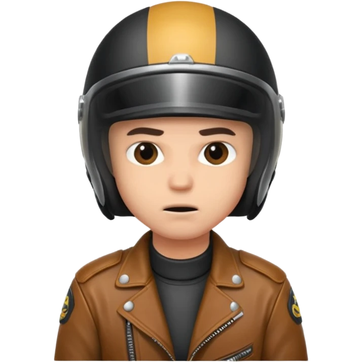 a motorcyclist lying on the ground who has just fallen emoji