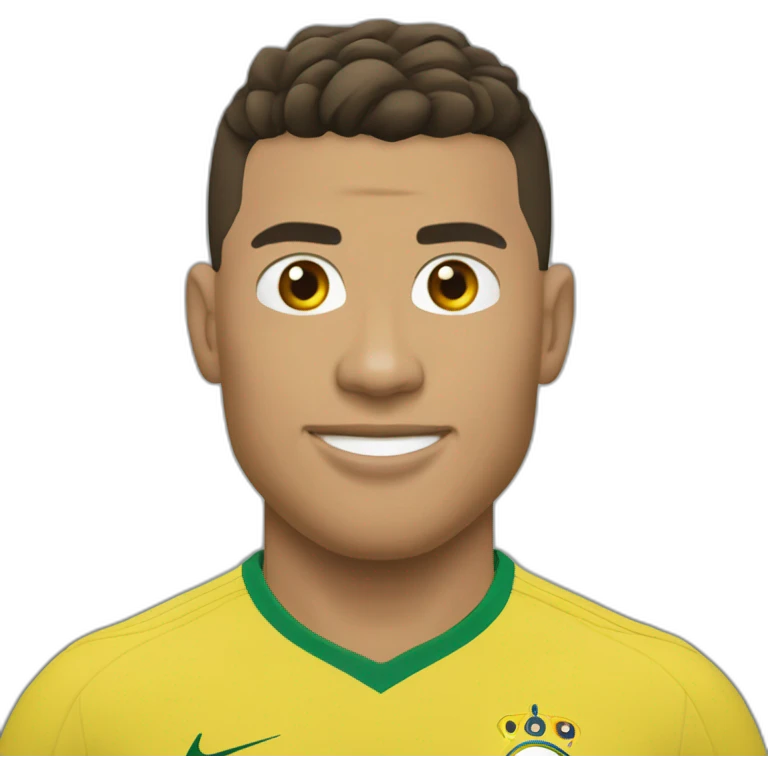 Ronaldo Sur le dos dun ane emoji