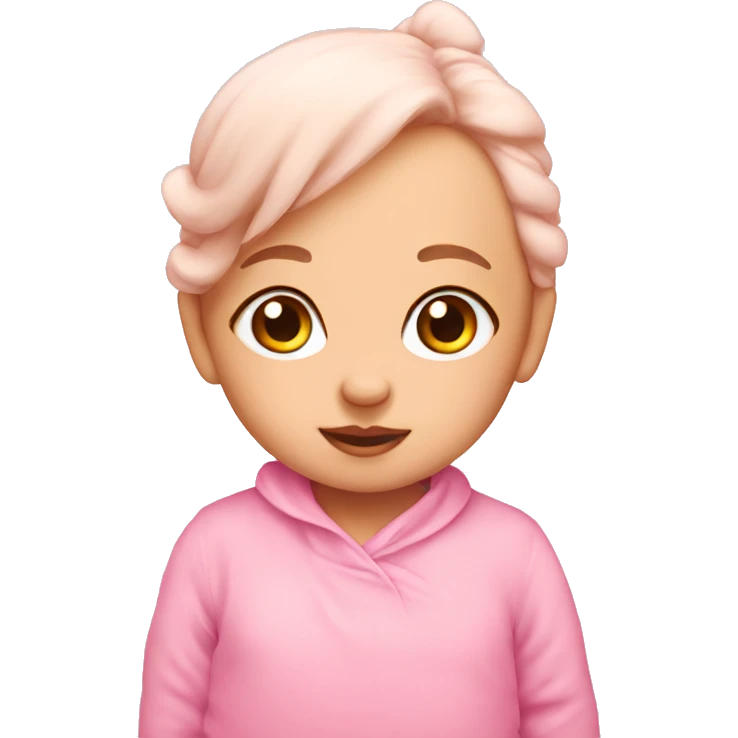 pink baby girl emoji