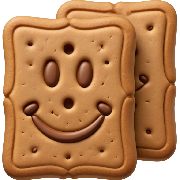Cinematic Realistic Speculaas Biscuit Emoji, featuring spiced, crisp cookies rendered with lifelike detail and warm, aromatic lighting. emoji