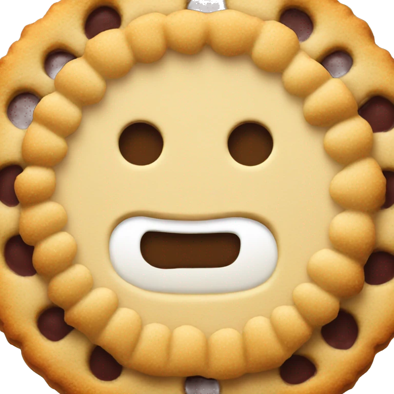 Linzer cookie emoji