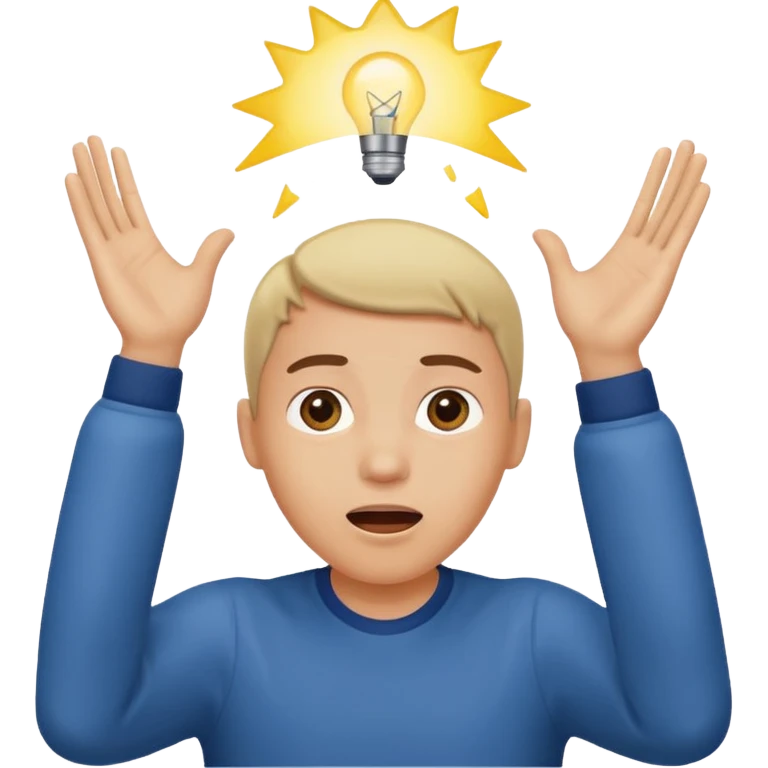 Over your head (hand over the head  motion) emoji