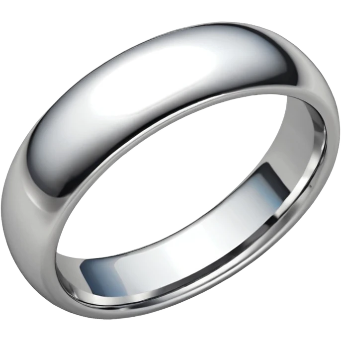 Men’s silver wedding ring emoji