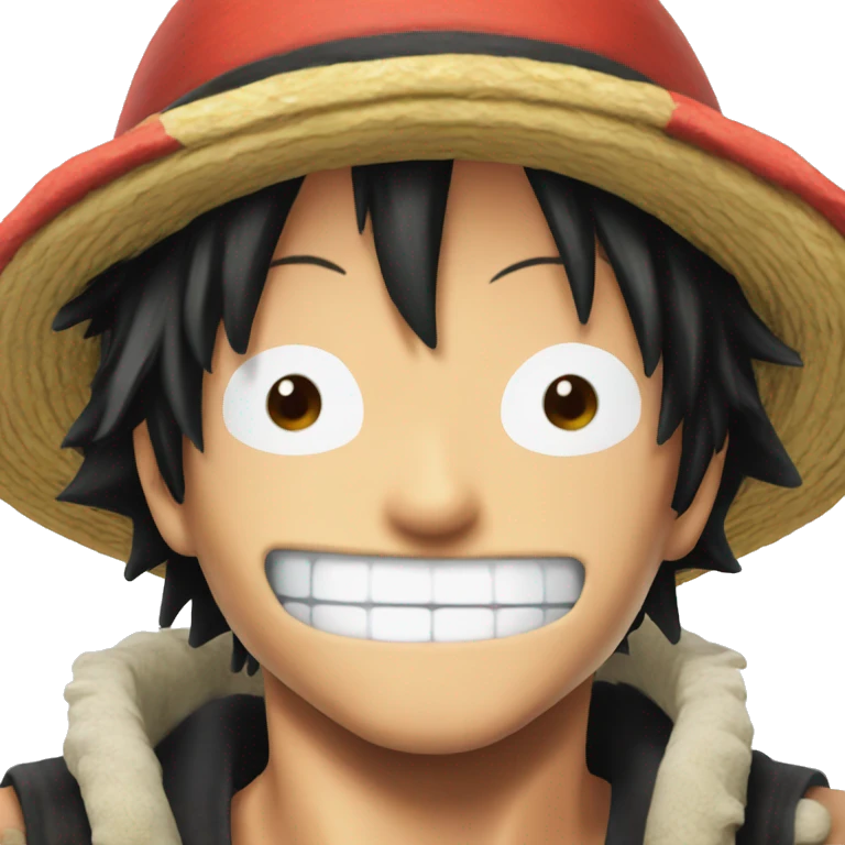 Luffy from one piece emoji