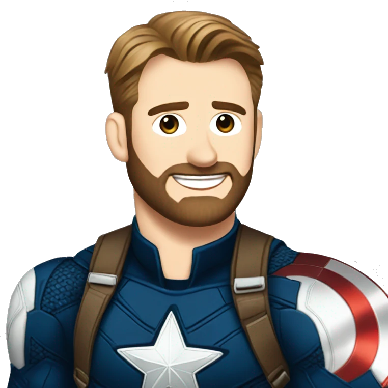 chris evans captain america  emoji