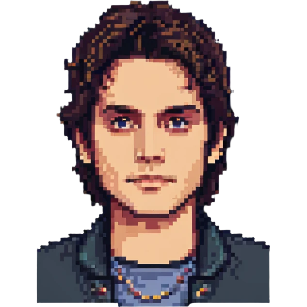 John Mayer pixel art emoji