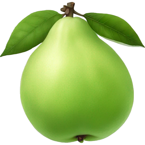 white guava emoji