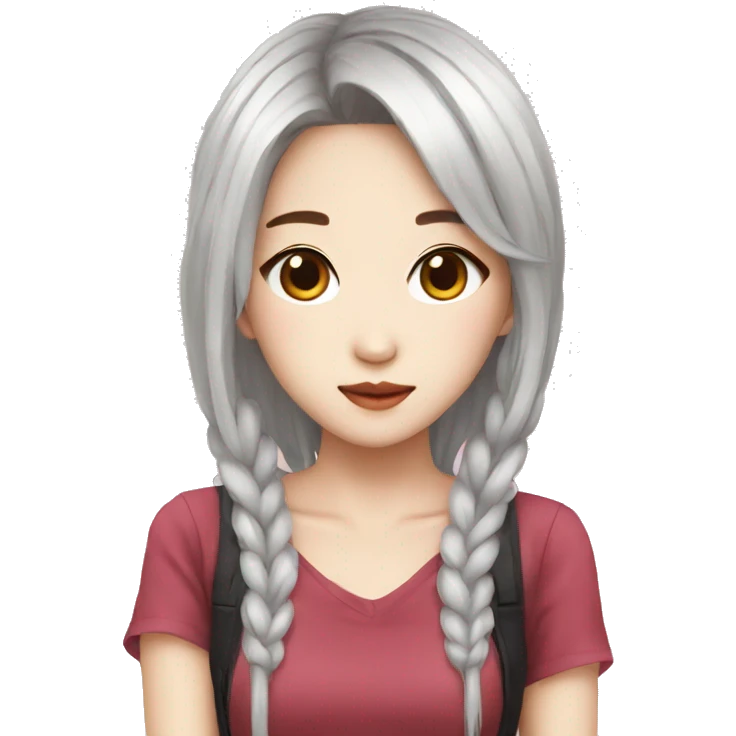 Kpop girl emoji