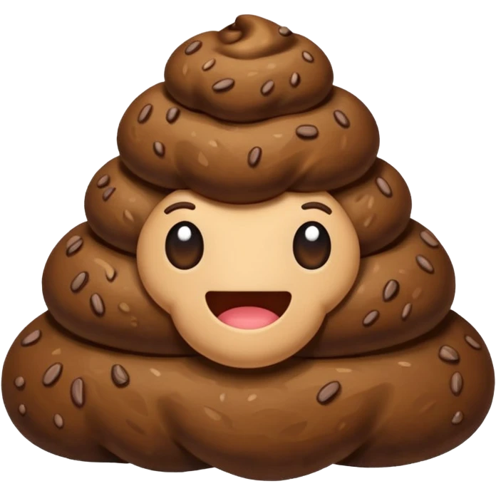 A poop emoji