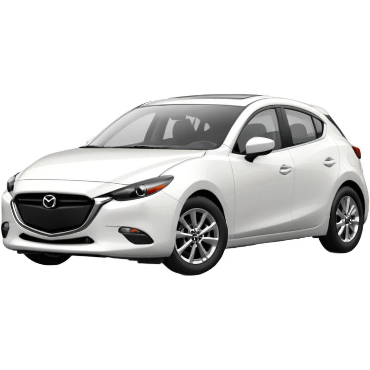 white mazda 3 2020 emoji