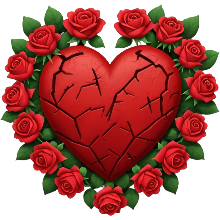 Put The 💔 Emoji And 🥀 Emoji Together In One Image emoji