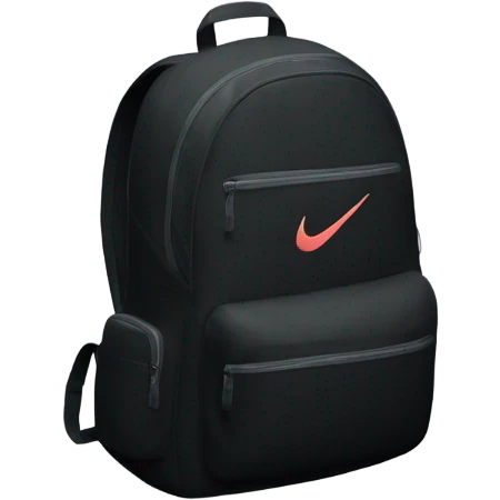 Nike bookpack black  emoji
