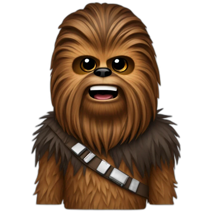 Chewbacca com moleton emoji