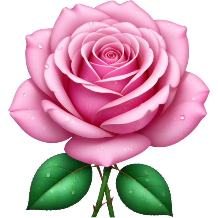 Glitter Pink Rose emoji