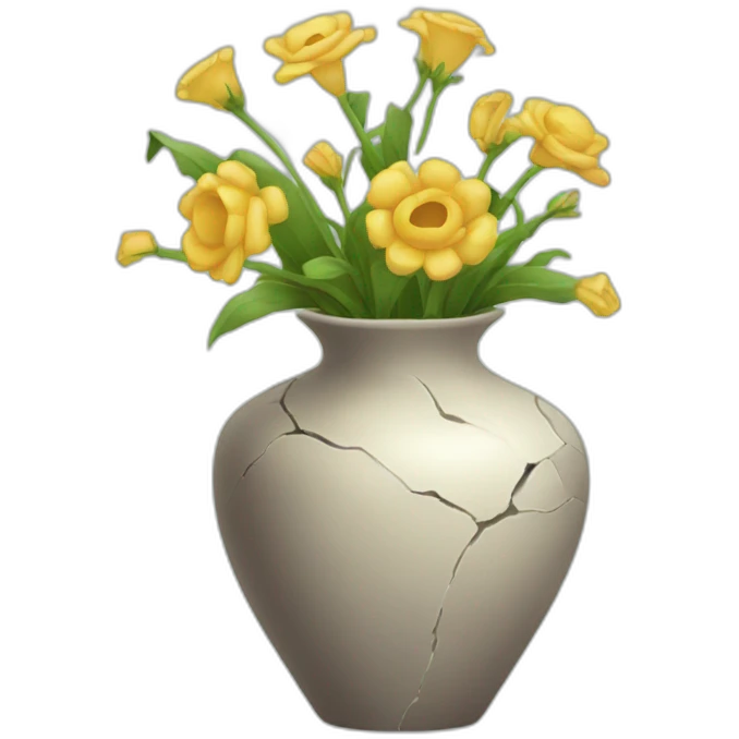 broken vase emoji