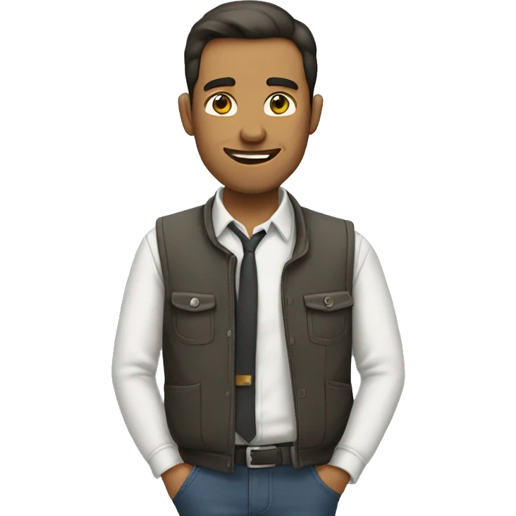 man turn out pockets emoji