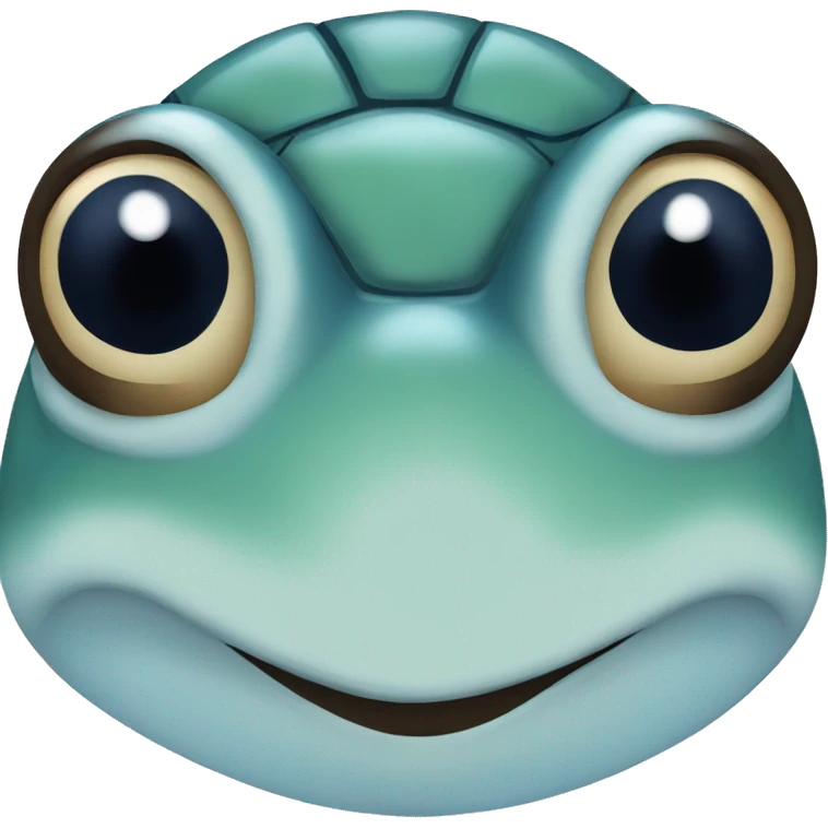 blue small water  turtle  emoji