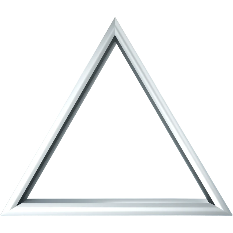 simple triangle inside circle emoji