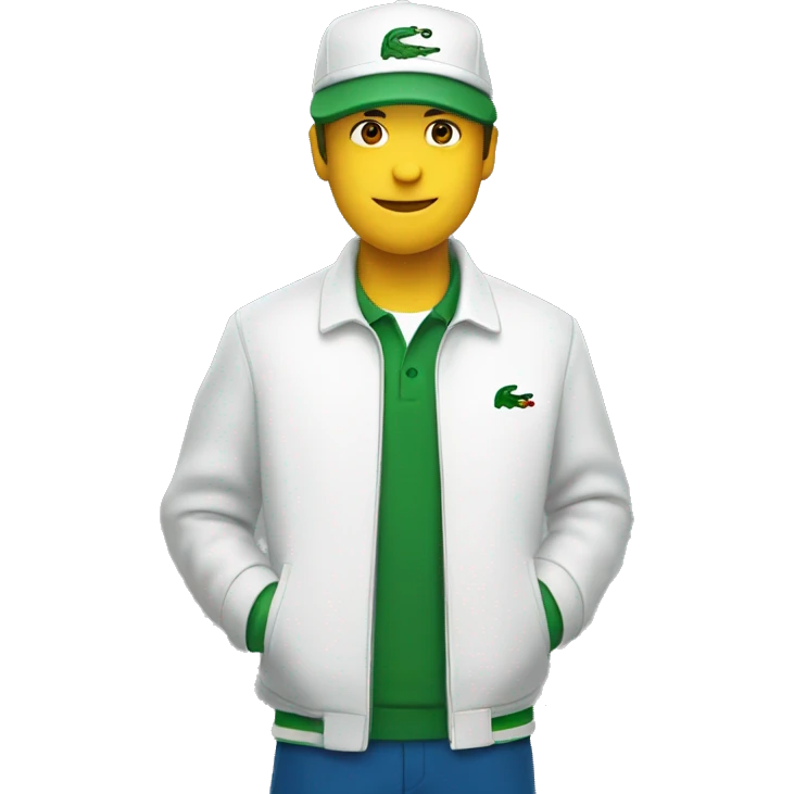 Un mec en lacoste  emoji