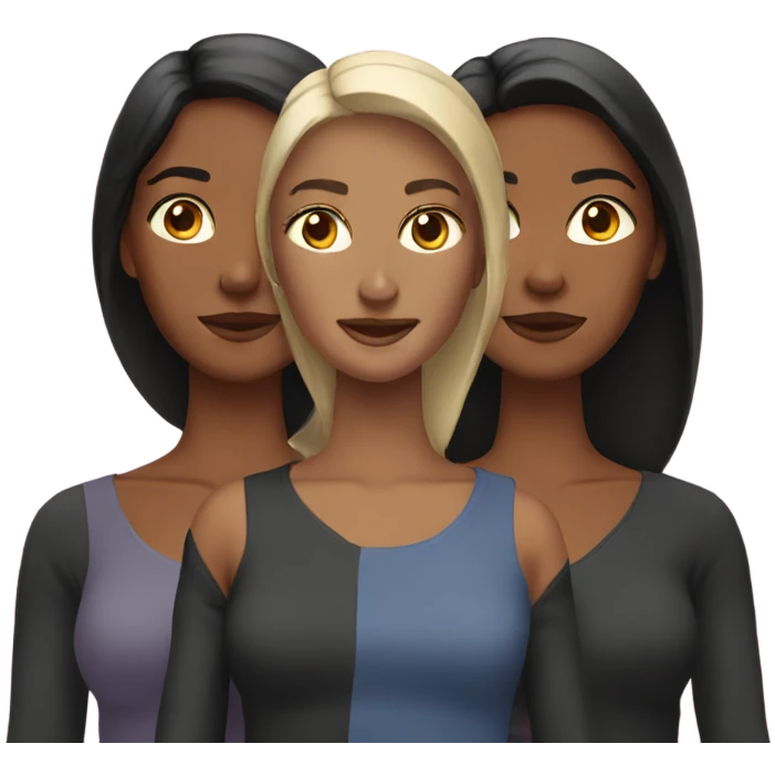 3 women emoji