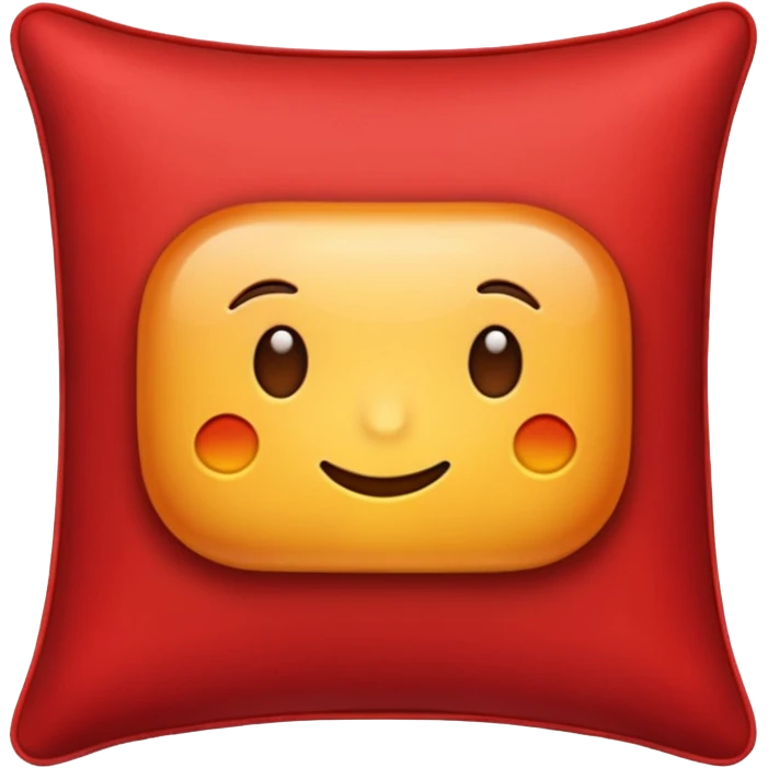 luxury red pillow emoji