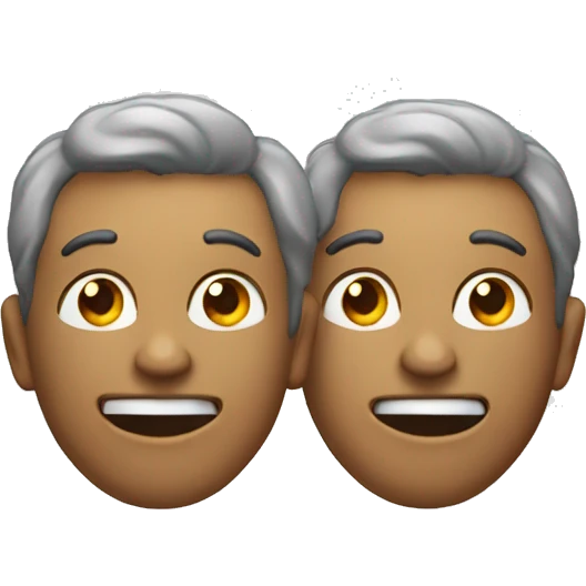 Shaking head left and right emoji