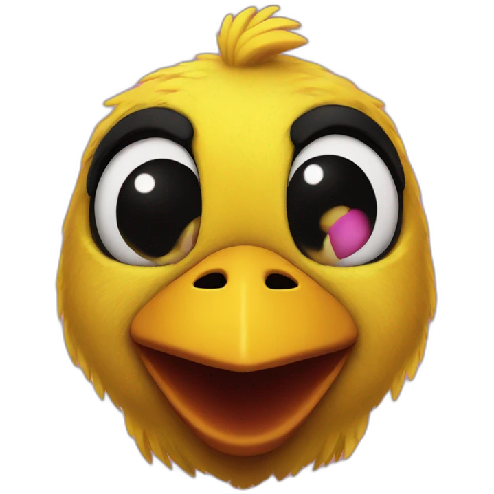 Chica the chicken from Fnaf  emoji