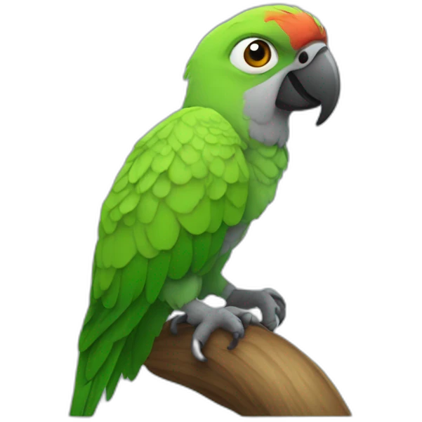 the parrot hatched emoji