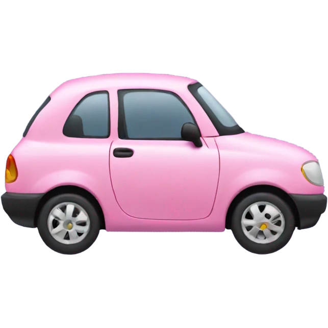small pink car emoji