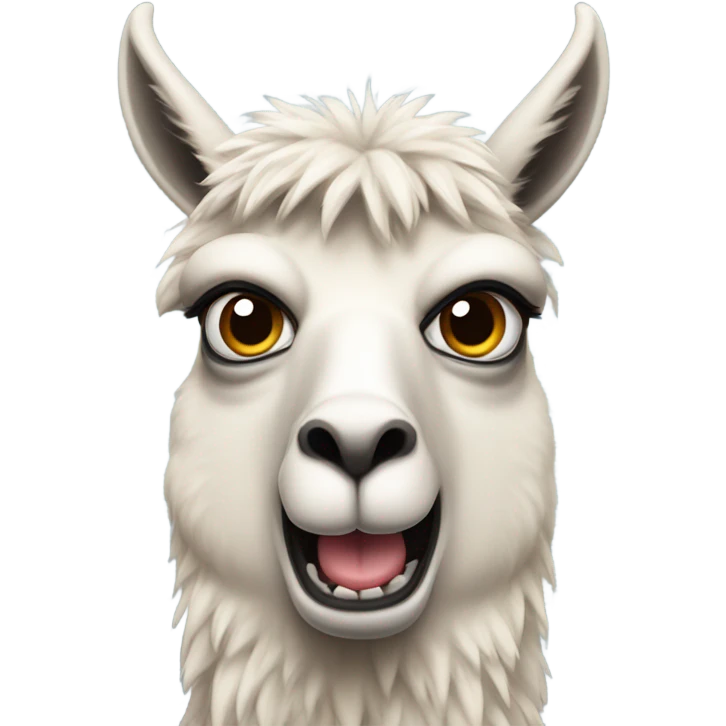 Angry lama  emoji