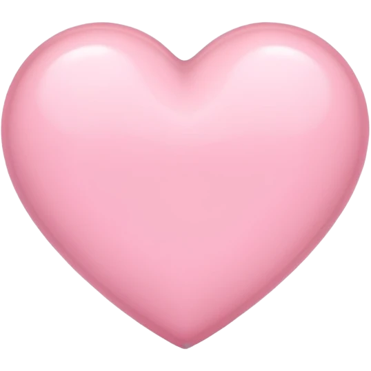 Light pink heart emoji