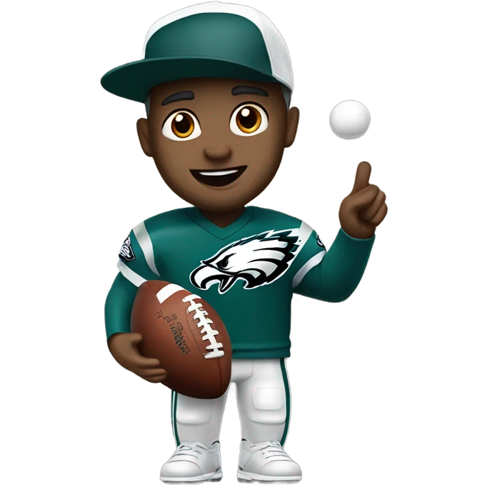 Philadelphia Eagles fan emoji
