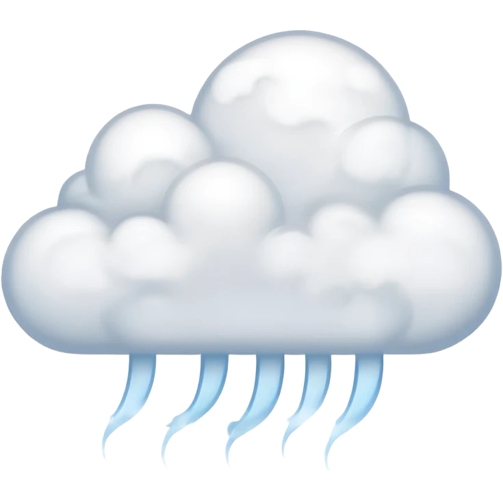 wispy semi-transparent steam cloud emoji