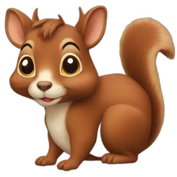 Squirrel Cow emoji