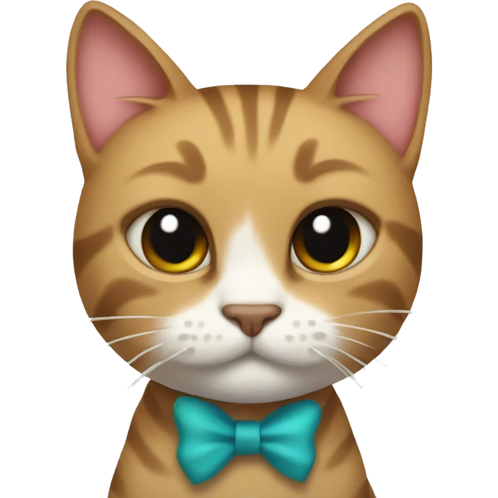 Cat with bow emoji