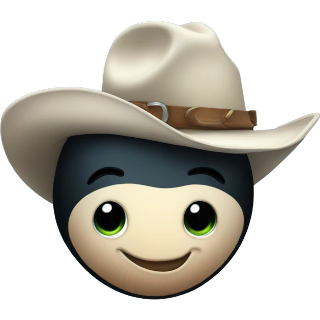 Cowboy killer whale  emoji
