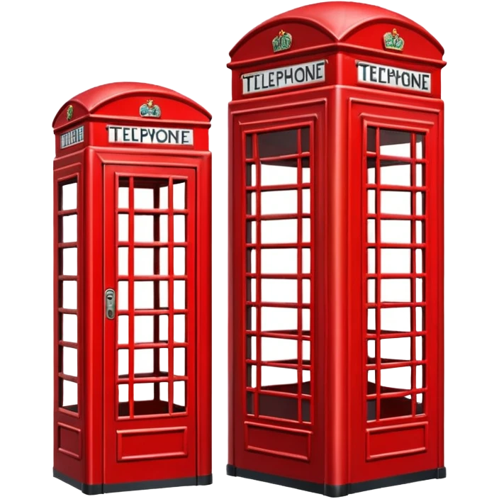 red telephone booth emoji