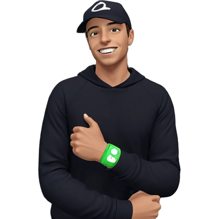 nighttime smile by the road emoji