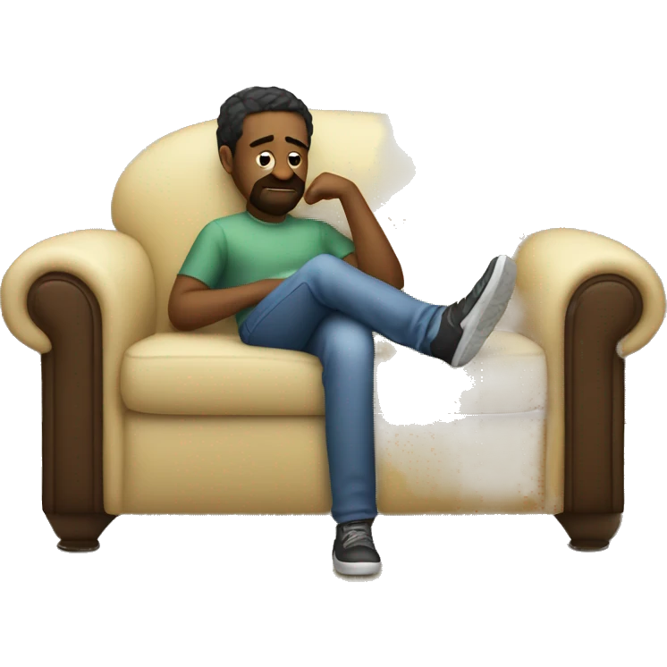 Lazy fix on a Couch  emoji