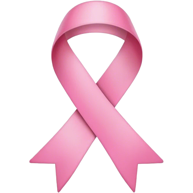 Pink ribbon emoji