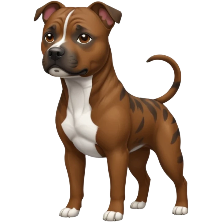 brindle staffy emoji